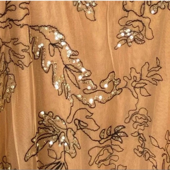 Anthropologie Maeve Sequined Tulle Maxi Dress - Picture 4 of 11